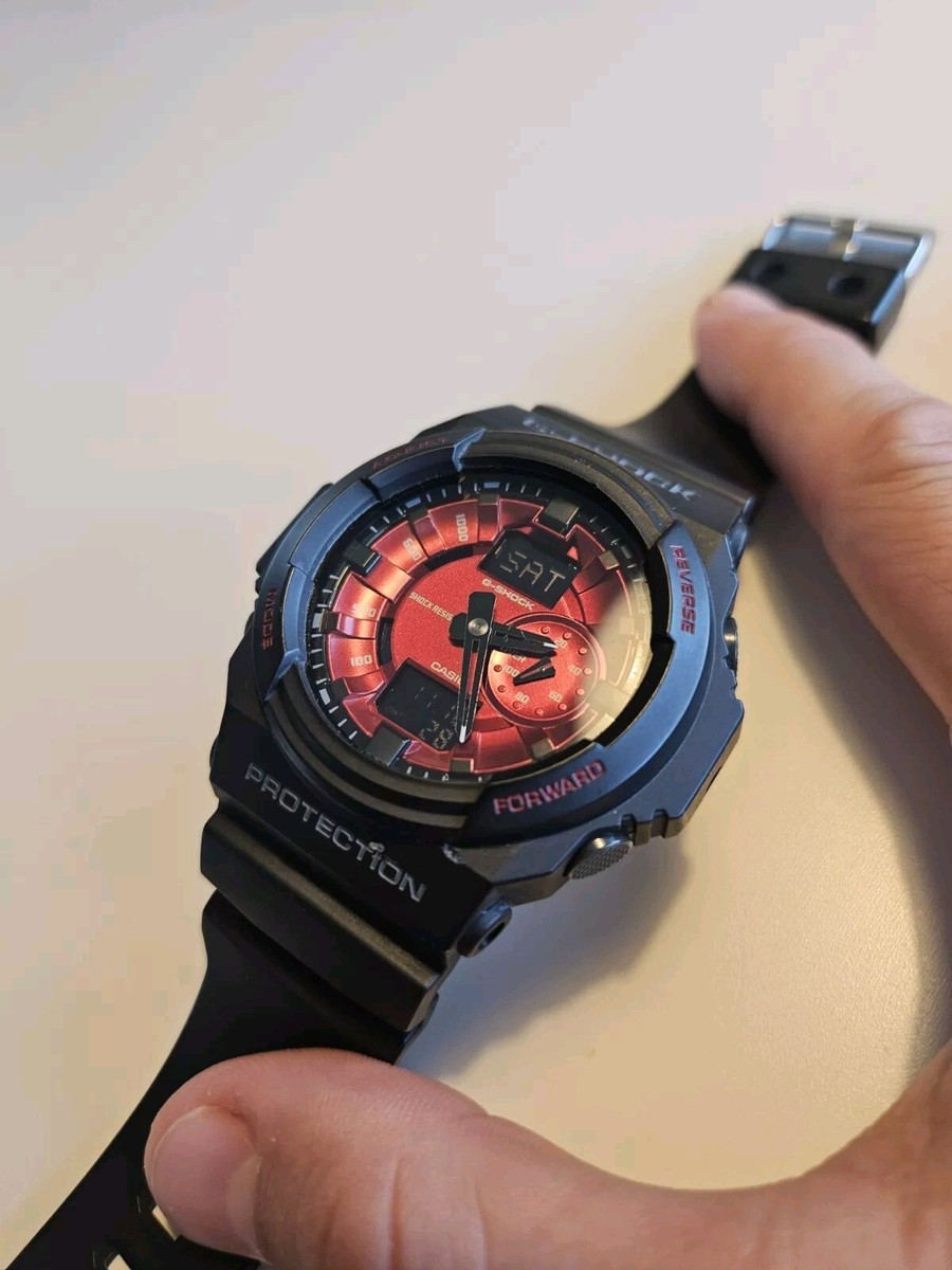 G-SHOCK GA-150 赤/黒　美品 CASIO GA-150MF 5255 Quartz G-SHOCK Digital Analog Rubber | eBay