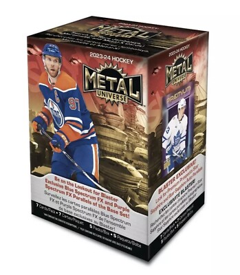 2023-24 UD Skybox Metal Universe Hockey Factory Sealed Blaster Box! BEDARD?!!?