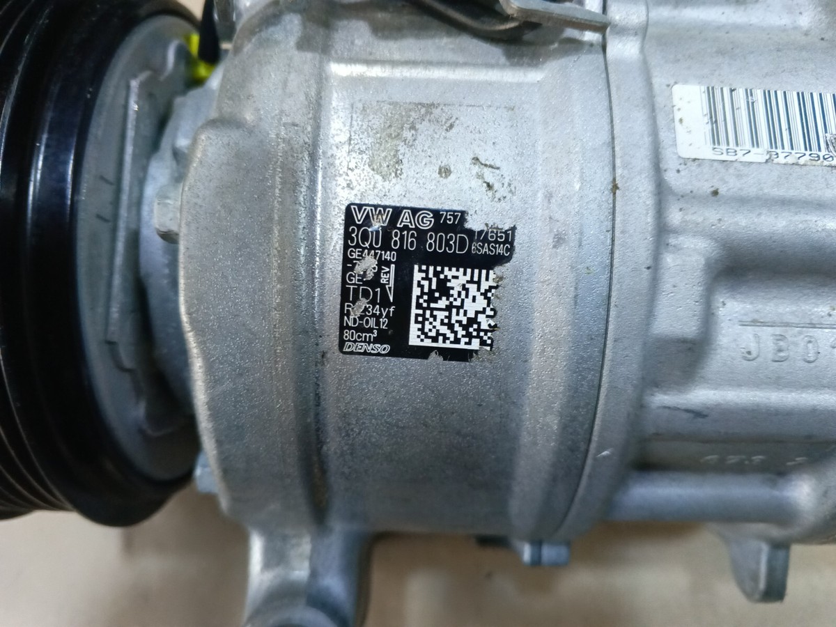 3Q0816803D Audi/VW/Skoda A/C Compressor Petrol and Diesel Engine