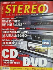 STEREO 9/00, CADENCE ANINA, NAD S 500,100,200, B&W CDM 1 NT, FABER CONCERTO HOME