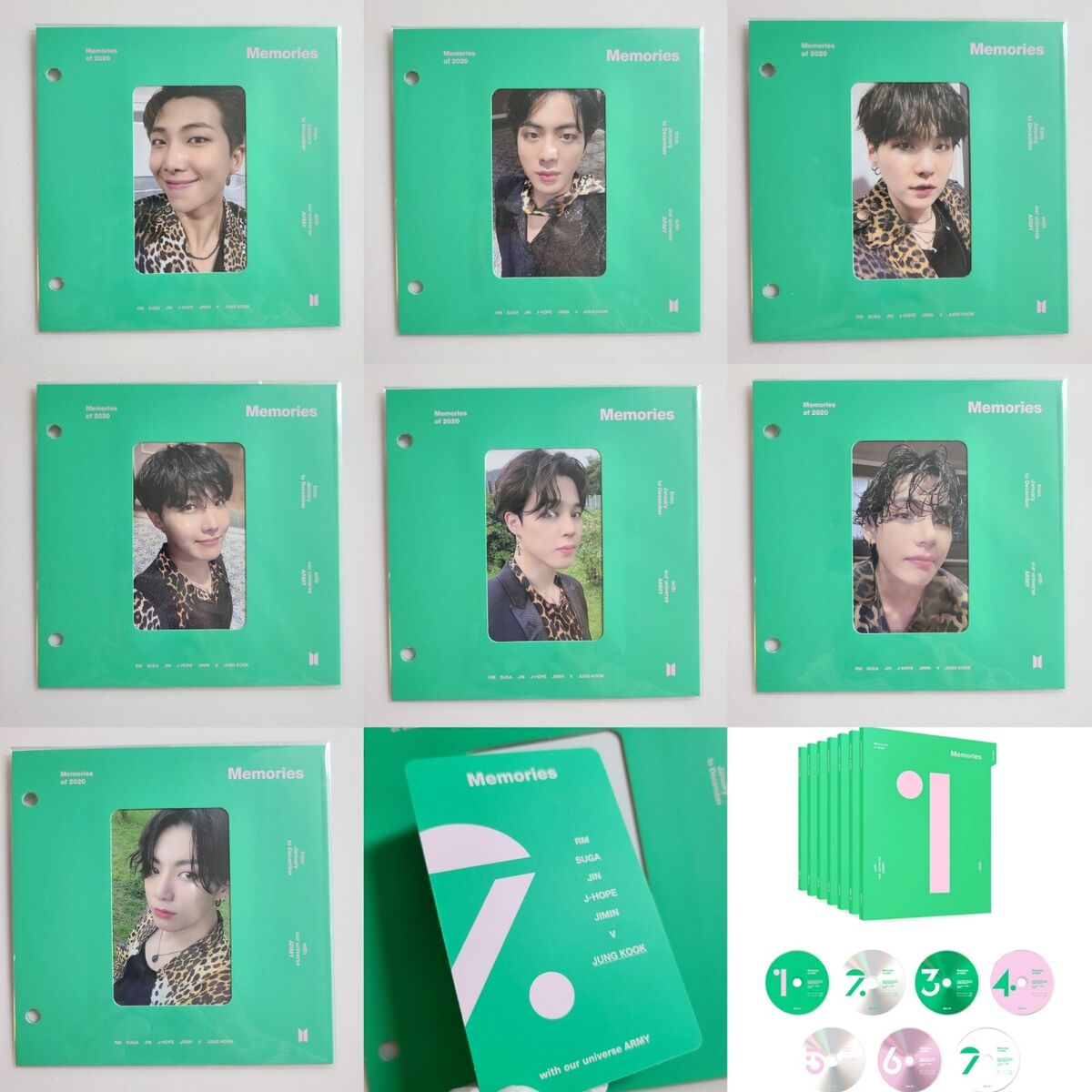 BTS Memories of 2020 Blu-ray Official Photocard / Blu-ray BTS Memories of 2020 Blu-ray Official Photocard / Blu-ray