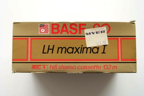 BASF LH Maxima I 90 Normal Pos Type I Blank Audio Cassette - Small Window 1985 - Picture 9 of 10