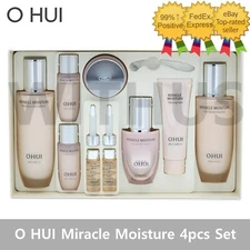O HUI Miracle Moisture 4pcs Set Toner Emulsion Essence Cream gift set -Tracking_