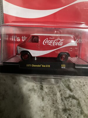 M2 MACHINES 1971 CHEVROLET VAN G10 A35 COCA-COLA CHASE 1/750