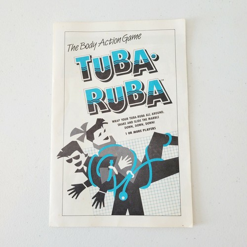 VTG Tuba Ruba The Body Action Game 1987 Original Replacement