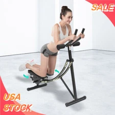 Ab Machine Coaster Abdominal Crunch Trainer for Home Gym Core Workout Equipment