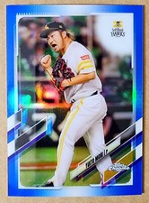 2021 Topps Chrome NPB Yuito Mori Blue Refractor 112/150 Nippon #72  Hawks
