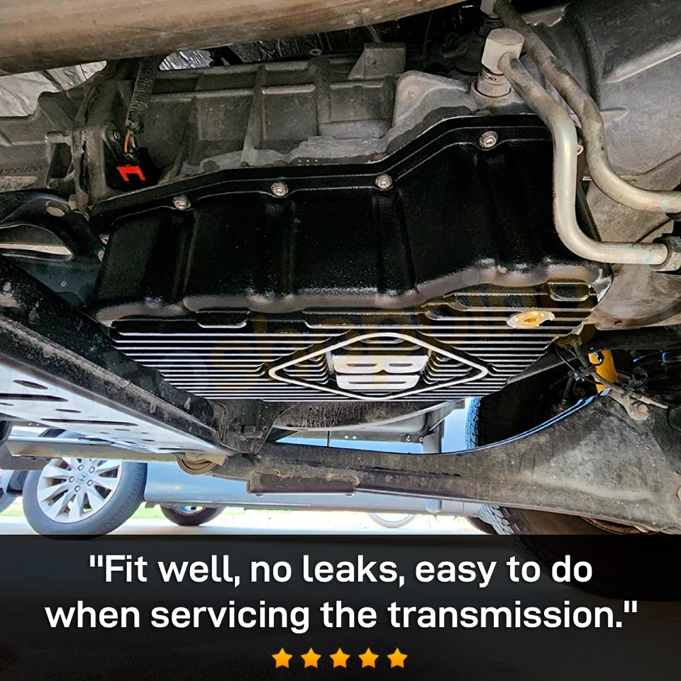 Pan de transmisión BD diésel 1061525 cárter profundo 68RFE para Dodge Ram Cummins 6,7 L Foto 2 de 4