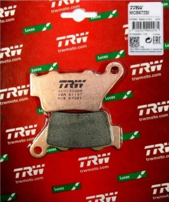 Plaquettes de frein arrière MCB672SI TRW Husaberg FS FE FC 350 400 450 470 50... - Photo 1/3