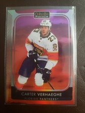 2021-22 Carter Verhaeghe Sunset O-Pee-Chee Platinum Hockey Upper Deck Florida...