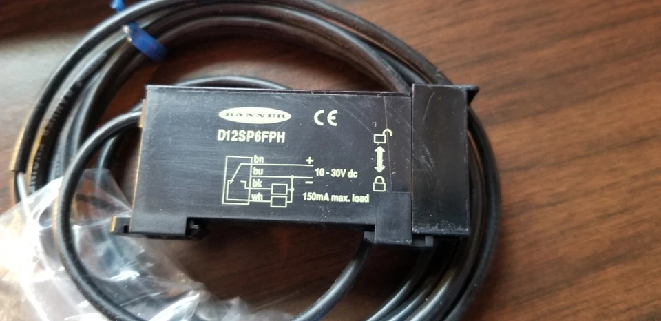 BANNER D12SP6FHP DIN Rail High Power Fiber Optic Sensor D12FPH Series - Image 2 of 4