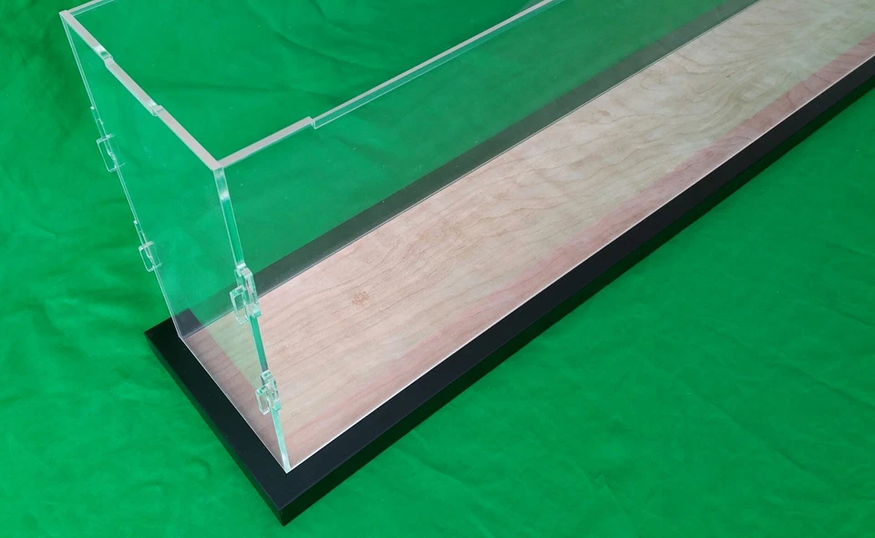Vitrine de acrílico 42 x 6 x 12 polegadas para modelos trens navios caminhões carro - Imagem 2 de 4