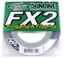 Sunline Braided Fishing Line - Sunline Fx2 Braid Fishing Line Green 230-300 Yard