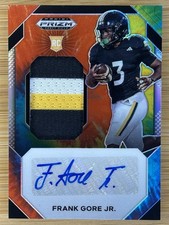 (#/25) Frank Gore Jr RC - 2024 Panini Prizm Draft Picks TIE DYE 3 COLOR PATCH