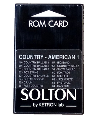 SOLTON - ROM CARD - CSC-128 K-0-256-G 001 - Styles-Rhythmen-Country-American 1