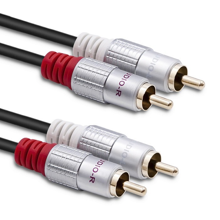 5901878523378 Cable 2xRCA male 2xRCA male Qoltec