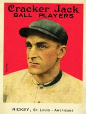 2004 Topps Cracker Jack #133 Branch Rickey Mini Stickers