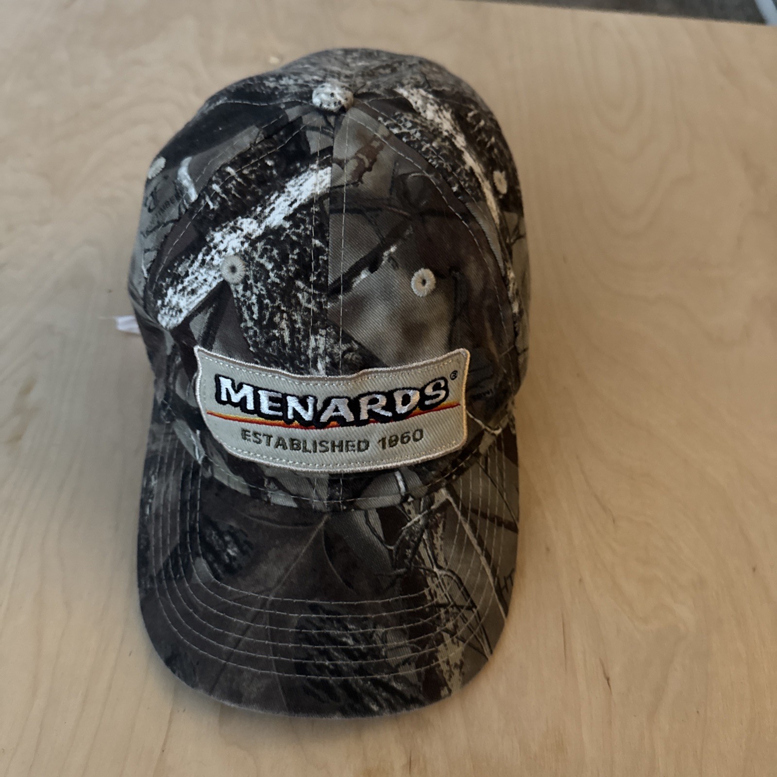 Menards Camo Baseball Cap Hat - image 1