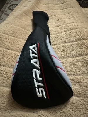 Strata Driver Head Cover Black And Gray