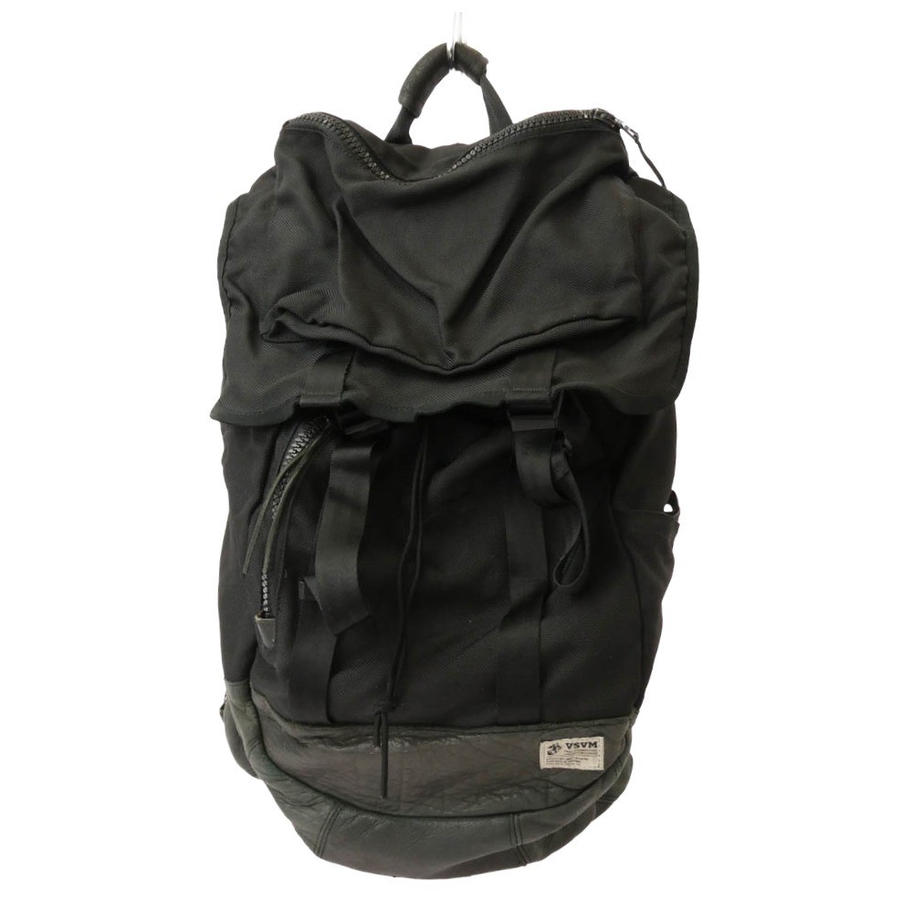 VISVIM Initial Ballistic Daypack Backpack Black U… - image 1