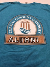 Coastal Carolina University Chanticleers Alumni Teal Green  T-Shirt 2XL