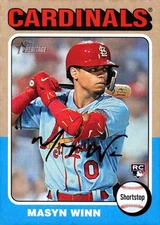 2024 Topps Heritage #284 Masyn Winn NM-MT RC Rookie Cardinals  (BOX 499A)