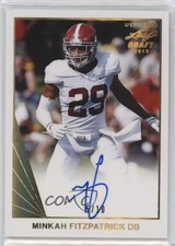 2018 Leaf Ultimate Draft 90 Gold Spectrum 5/10 Minkah Fitzpatrick Auto 1e1a