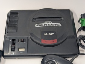 Sega Genesis Model 1 MK-1601 W/ OEm Controller & All Necessary Cables
