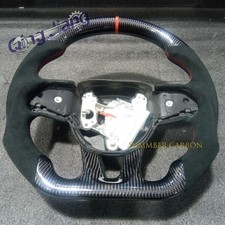 Carbon Fiber Steering Wheel Fit Dodge Charger Durango SRT None Heated 2015+