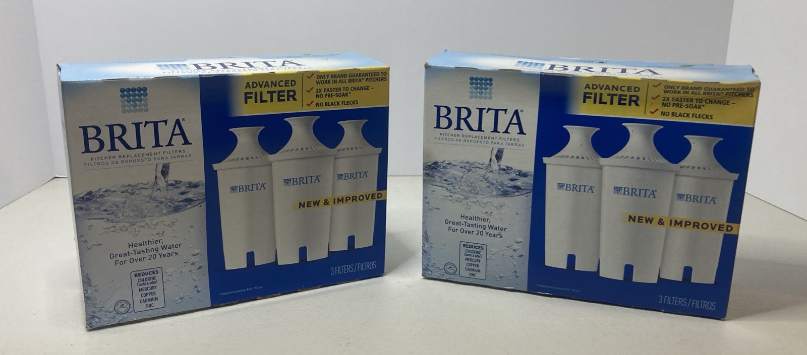 Brita Standard Advanced Filter Water Replacement Filters LOT