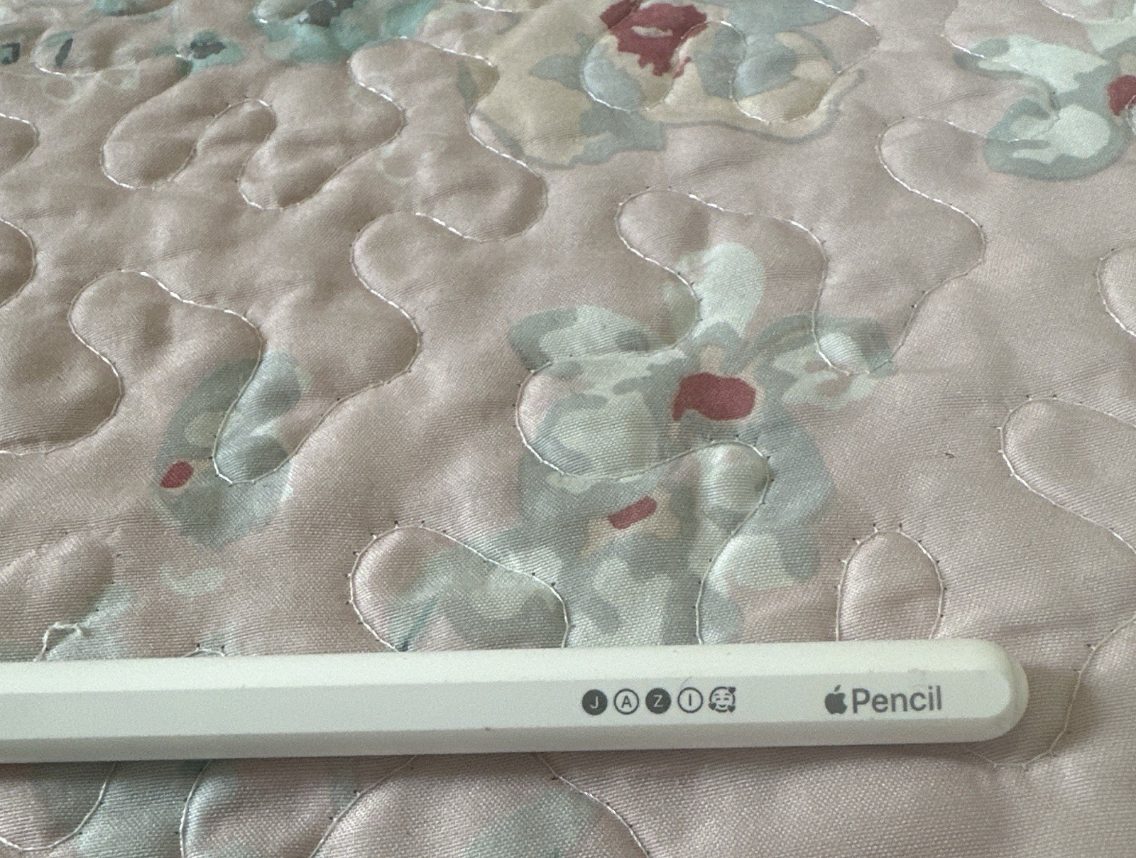 White With Yellow Pencil-shaped Case For Pencil