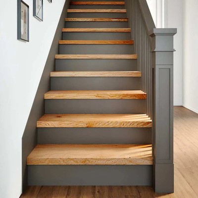 Vidaxx Stair Treads Set of 4 80x30x2 cm Solid Oak Tan