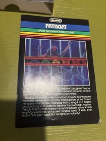 Fathom Intellivision Cart Box Manual No Overlays  Tested Works