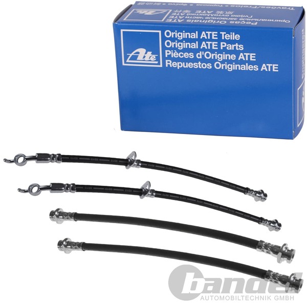4Xate BremsschlÄUche Vorne+Hinten Passend FüR Fiat Sedici 189 SX4 Classic-image
