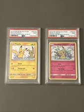 Pikachu SM162 Sun & Moon Holo Set & Mimikyu SM163 Team Up Blister Promo PSA 9 on eBay