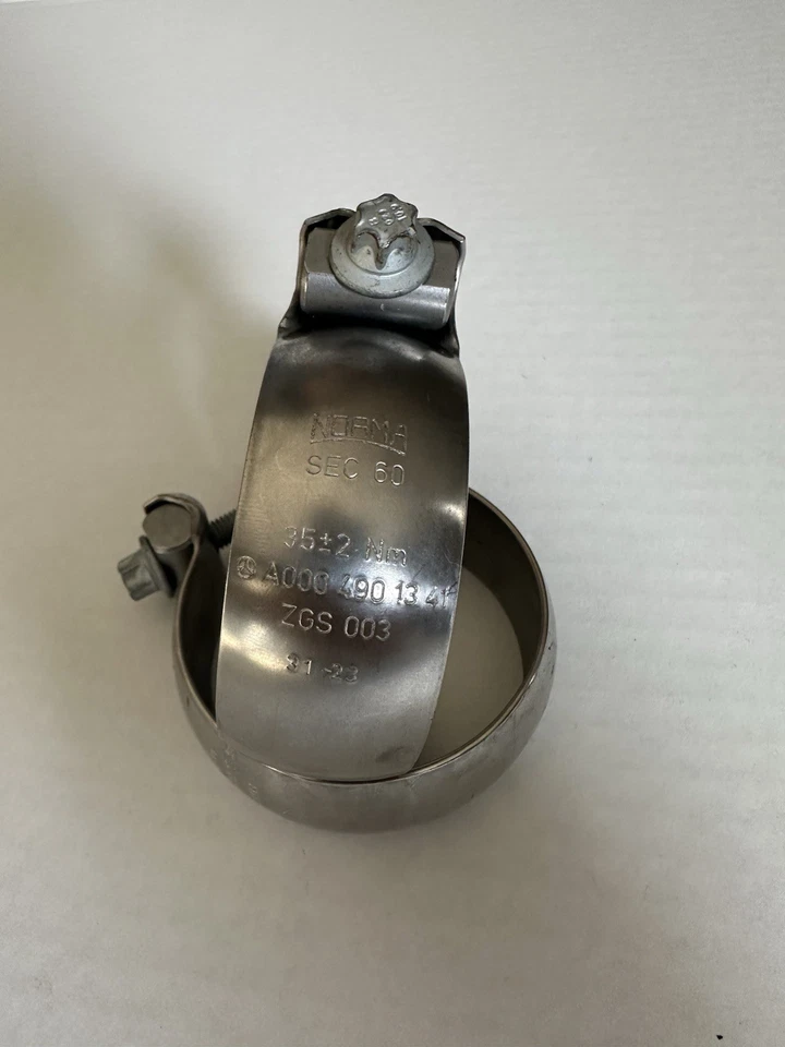 Juego de 2 abrazaderas de escape originales Mercedes Benz 000-490-13-41 Foto 2 de 3