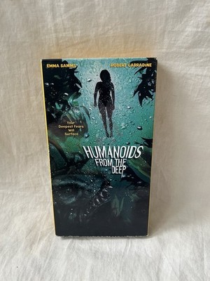 Humanoids from the Deep (VHS, 1997) Horror Sci Fi Robert Carradine