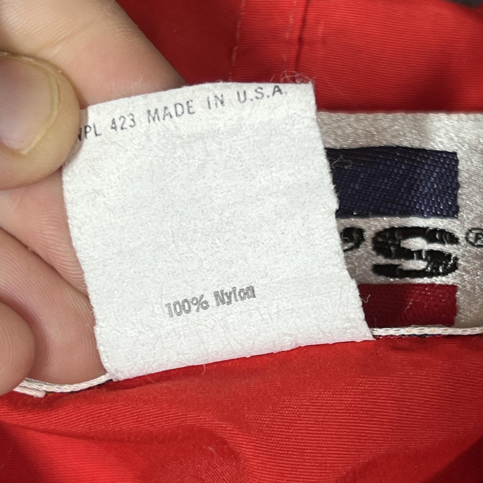 Vintage Levi's Jacket Mens Large Red Hooded National Sports Festival Windbreaker thumbnail 9