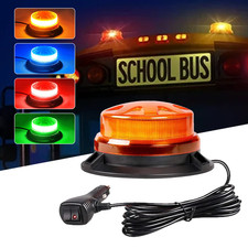 Luz estroboscópica 24 LED para techo de automóvil camión baliza intermitente de advertencia de seguridad de emergencia