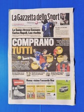 Gazzetta Dello Sport January 26 2011 Palermo-Roma-Robbed Body Mike Bongiorno