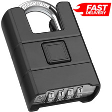 Diyife Large Heavy Duty Combination Padlock Outdoor, [Anti-Cutting] [Waterproof]