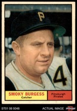 1961 Topps #461 Smoky Burgess Pirates 4.5 - VG/EX+