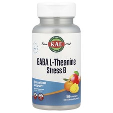 GABA L-Theanine Stress B, Mango Tangerine, 10...