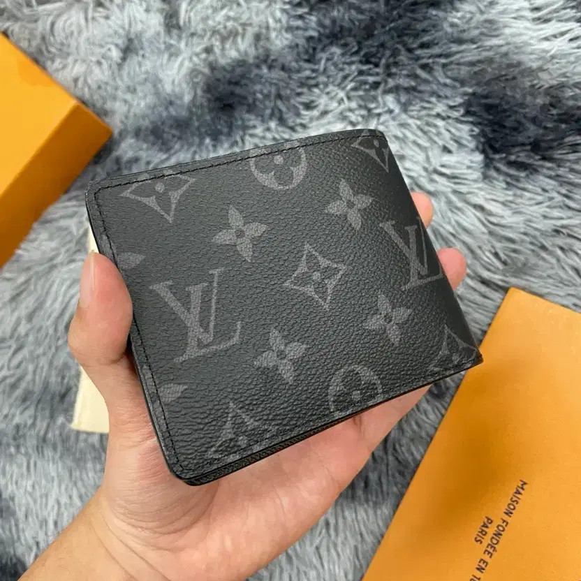 Louis Vuitton Eclipse Multi Wallet Black Pre-Owne… - image 2