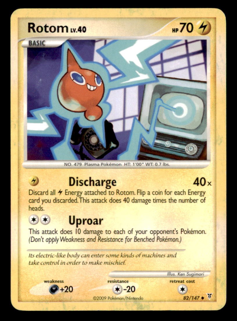 Rotom 82/147 Uncommon Supreme Victors Pokemon Moderately Played