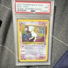 Pokemon 2000 WOTC Black Star Promo Mew #9 Holo Pokemon League PSA 9