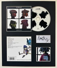 GORILLAZ - Signed Autographed - DEMON DAYS - Album Display