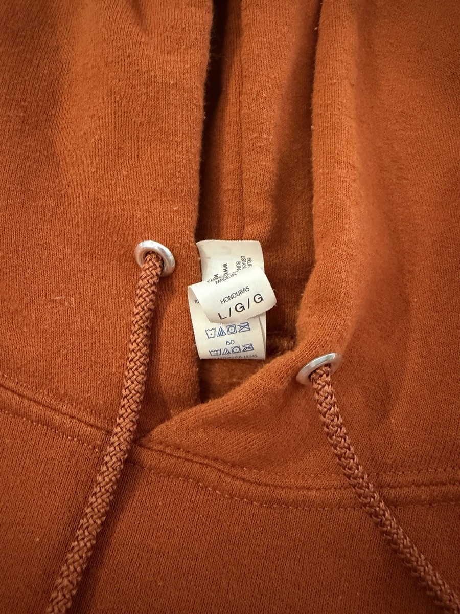 Packwood Washington Orange Pullover Hoodie Size Large Unisex View 3