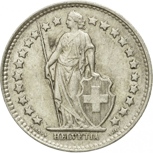 1/2 Franken Silber Helvetia stehend 1944 – Geprüftes Sammlerexemplar (Zustand Near Mint 8.5) – Bild 4