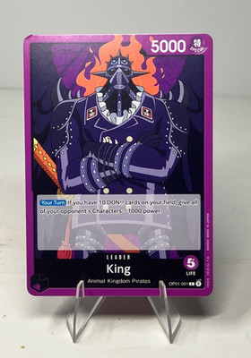 One Piece Romance Dawn KING OP01-091 L NM English NOCO